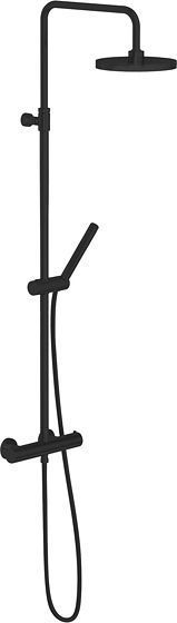 COLONNE DE DOUCHE+THERMOSTAT LIVE NOBILI NOIR MAT