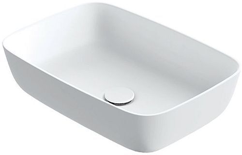VASQUE A POSER NEO R 54X38 SANS PLAGE ROBINET/TROP-PLEIN XONYX BLANC SATIN