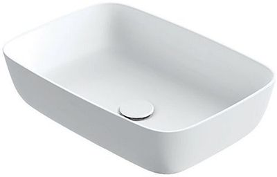 VASQUE A POSER NEO R 54X38 SANS PLAGE ROBINET/TROP-PLEIN XONYX BLANC SATIN