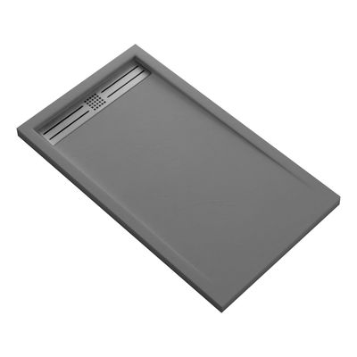 ELITE RECEVEUR DE DOUCHE EN PIERRE COMPOSITE (180X90X3CM) - GRIS
