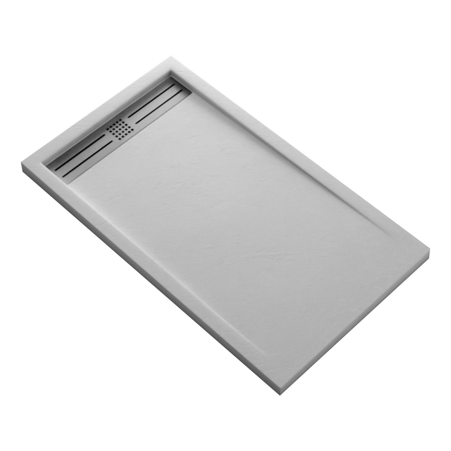 ELITE RECEVEUR DE DOUCHE EN PIERRE COMPOSITE (160X90X3CM) - BLANC