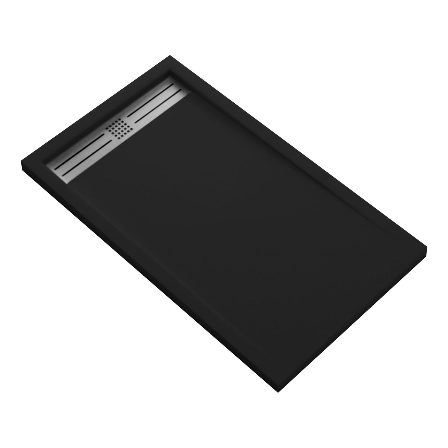 ELITE RECEVEUR DE DOUCHE EN PIERRE COMPOSITE (140X90X3CM) - NOIR