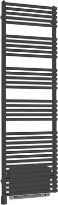 D-RADIATEUR SALLE DE BAIN TUBO TURBO 496/1746MM 1000W +VENTILO 1000W MAT NOIR