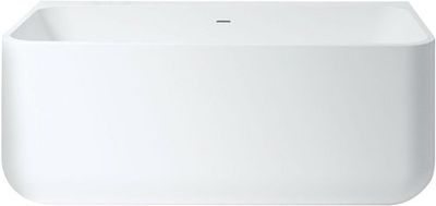 BAIN+SIPHON+CLICK CREPINE 160X71 DOMINO BACK-TO-WALL XONYX BLANC SATIN