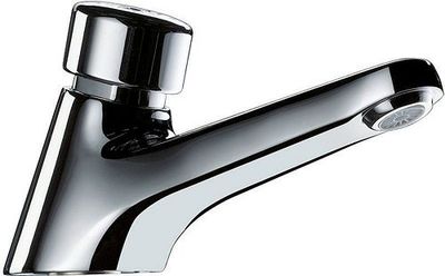 ROBINET DE LAVABO TEMPORISE TEMPOSTOP DELABIE 7 SEC CHROME