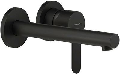 SET DE FINITION MITIGEUR LAVABO ABC NOBILI 200MM NOIR MAT