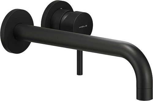 SET DE FINITION MITIGEUR LAVABO LIVE NOBILI 250MM NOIR MAT