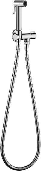 SET DE DOUCHE A MAIN WC AVEC ROBINET D'ARRET PAFFONI CHROME