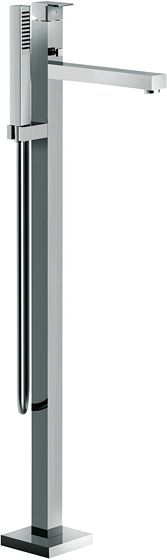 MITIGEUR BAIN LIBRE MIA NOBILI+DOUCHE A MAIN SANS CORPS ENCASTRER CHROME
