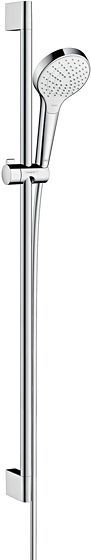 GARNITURE DE DOUCHE CROMA SELECT S VARIO HG 90CM BLANC-CHROME