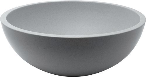 VASQUE A POSER MASS DIAMETRE 40,6CM SANS PLAGE ROBINET/TROP-PLEIN LOOK BETON