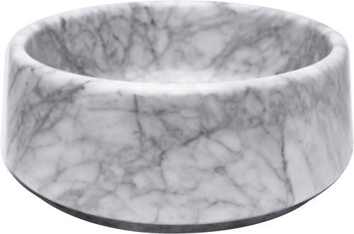 VASQUE A POSER MARBO DESCO COLLECTION DIAMETRE 38CM SANS TROP-PLEIN PIERRE NATURELLE BLANC