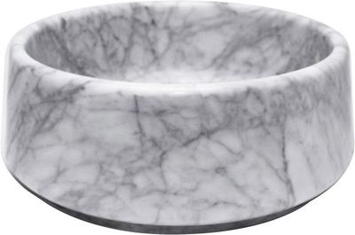 VASQUE A POSER MARBO DESCO COLLECTION DIAMETRE 38CM SANS TROP-PLEIN PIERRE NATURELLE BLANC