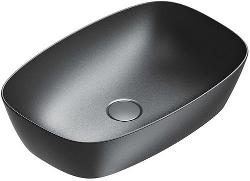 VASQUE A POSER ALVEA CATALANO CATAGLAZE+ 60X40CM NOIR MAT