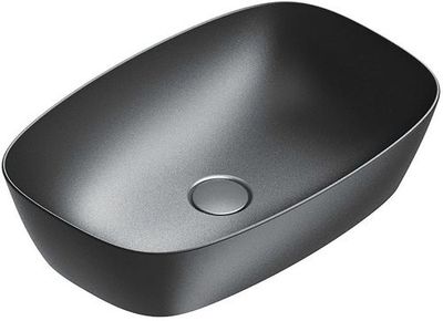 VASQUE A POSER ALVEA CATALANO CATAGLAZE+ 60X40CM NOIR MAT