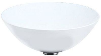VASQUE A POSER SB.K450.GS ALAPE DIAMETRE 450MM SANS PLAGE ROBINET/TROP-PLEIN BLANC