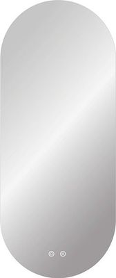 MIROIR DESCO COLLECTION OVAL 90X38CM ANTI-CONDENS +ECLAIRAGE LED