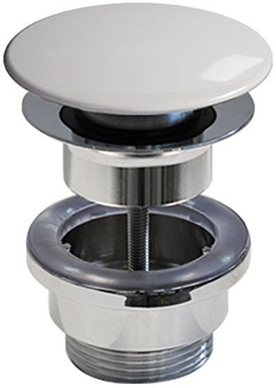 CLIC-CLAC CREPINE PORCELAINE CATALANO 5/4" UNIVERSEL BLANC