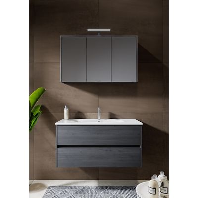 Sous-meuble E.Move chêne foncé 80 cm