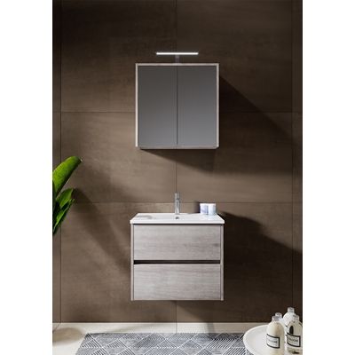 Sous-meuble E.Move chêne gris 60 cm