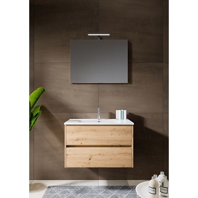 Sous-meuble E.Move chêne naturel 80 cm