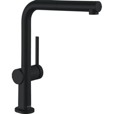 mitigeur cuisine 270 TALIS M54 noir mat douchette extractible, 1jet