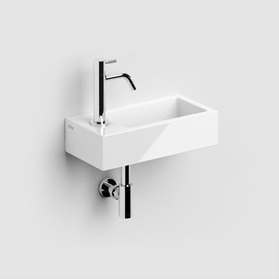 Lave-mains Flush 3 avec trou robinet à gauche (36x18 cm)