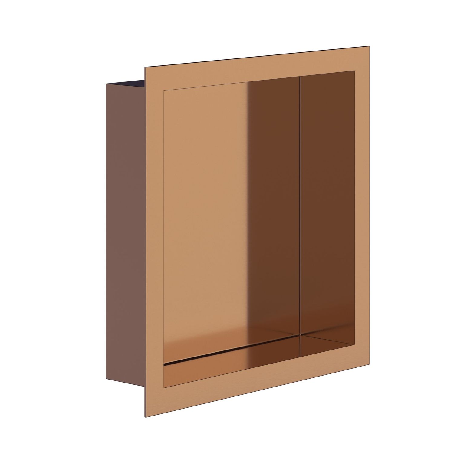 NICHE ENCASTRÉE (305X305X70MM) - CUIVRE BROSSÉ