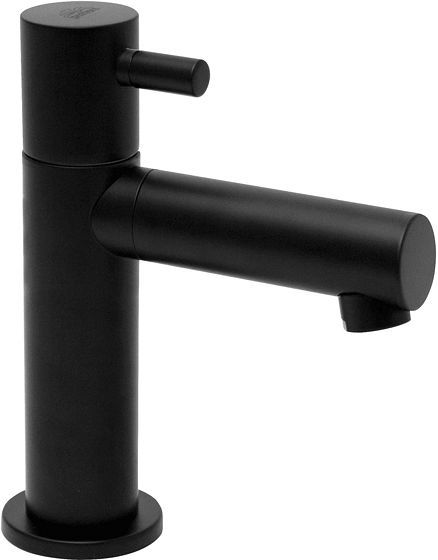 ROBINET FROID NORDICA NOIR MAT BY PAFFONI