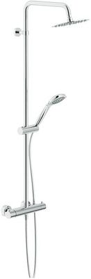 COLONNE DE DOUCHE+THERMOSTAT NORDICA 2.0 NOBILI 20CM CHROME 14L/MIN