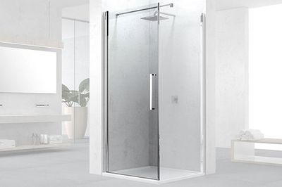 PORTE PIVOTANTE ANGLE SWING 87-89 H200 CHROME-SATIN