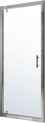 PORTE PIVOTANTE TWIST 76-82 H195 CHROME-CLAIR
