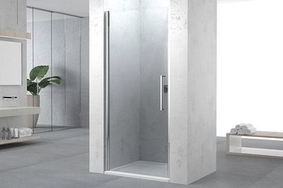 PORTE PIVOTANTE NICHE SWING 87-91 H200 CHROME-CLAIR