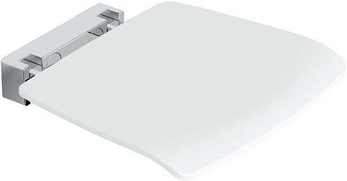SIEGE RELEVABLE AVEC SET DE FIXATION PASPARTOE BLANC-CHROME