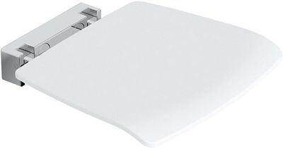 SIEGE RELEVABLE AVEC SET DE FIXATION PASPARTOE BLANC-CHROME
