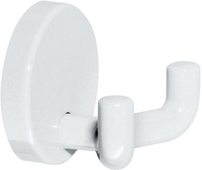 PORTE-MANTEAU DOUBLE HEWI 801 BLANC 40-31MM