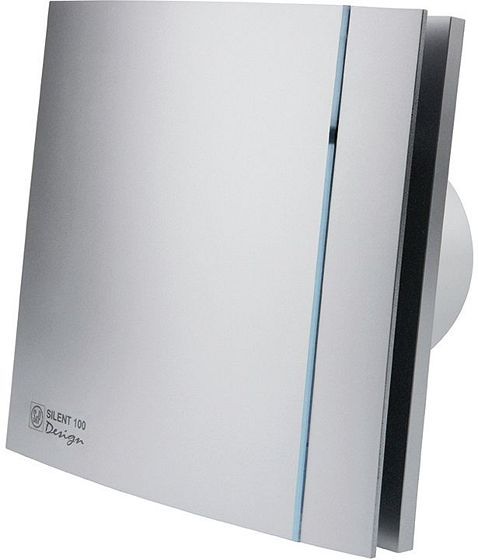 VENTILATEUR POUR SALLE DE BAINS SILENT-100 CZ SILVER DESIGN S&P