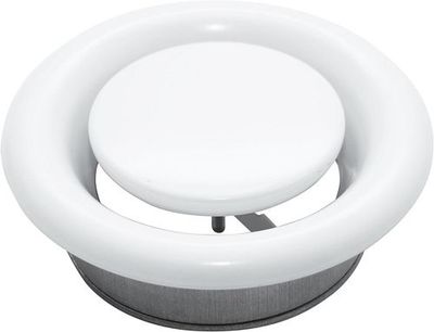 BOUCHE D'EXTRACTION REGLABLE VENTILATION + DOUILLLE POUR GYPROC 125MM