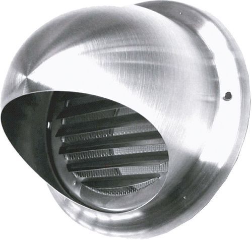 GRILLE D'AERATION SUS INOX 100MM <45M³/u