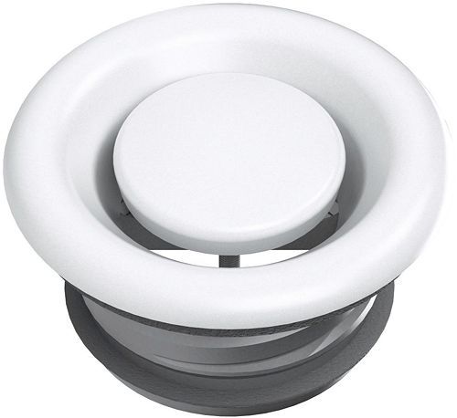 BOUCHE D'EXTRACTION REGLABLE VENTILATION+DOUILLE+JOINT 100MM WIT
