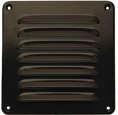 GRILLE D'AERATION ALU BRUNE B20-H20CM