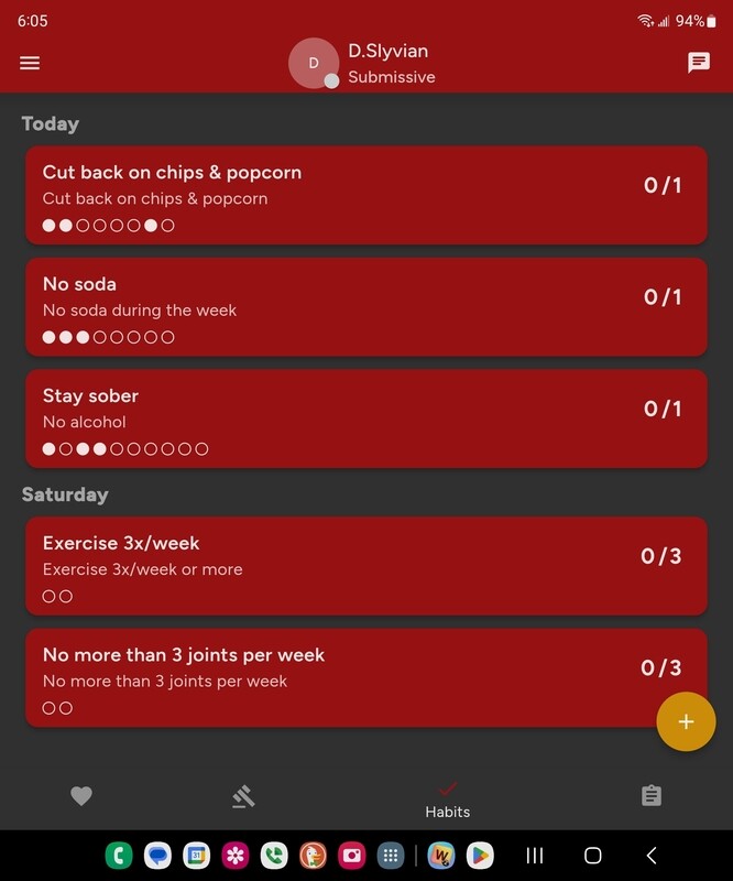 Monthly Obedience App