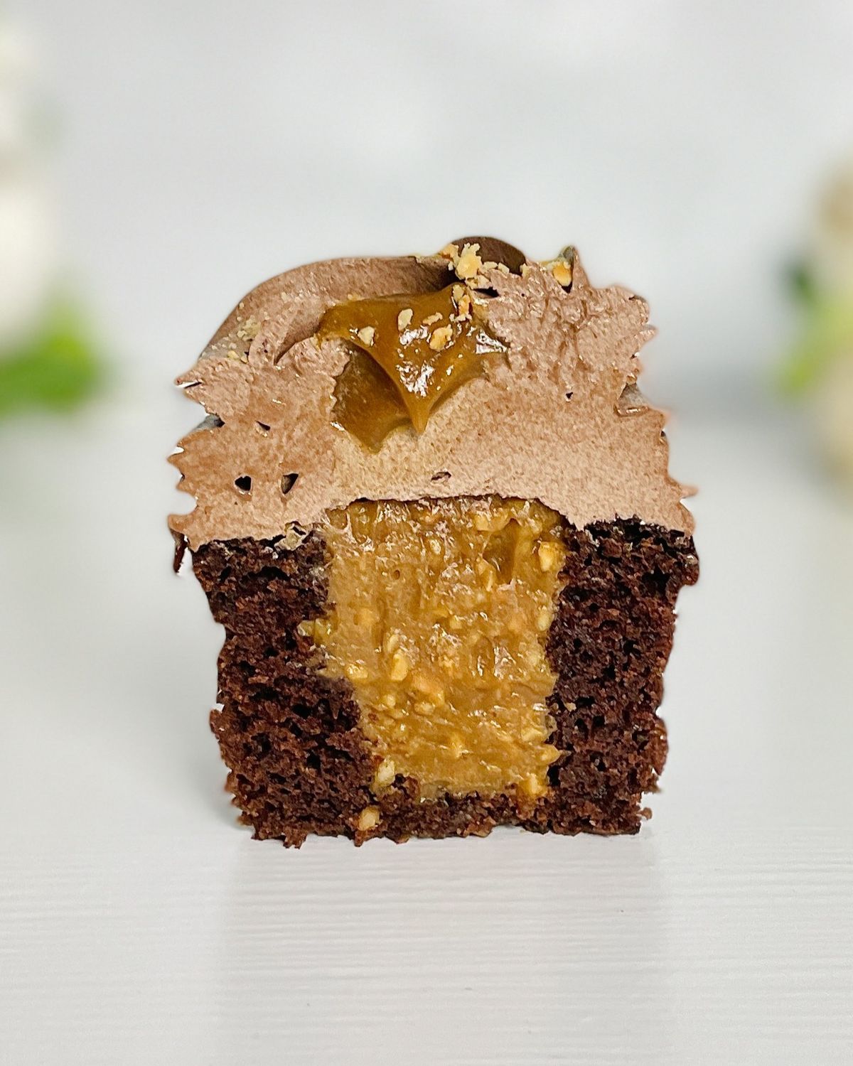 Wegański Zestaw babeczek Snickers 12 szt. (cupcakes, muffiny)