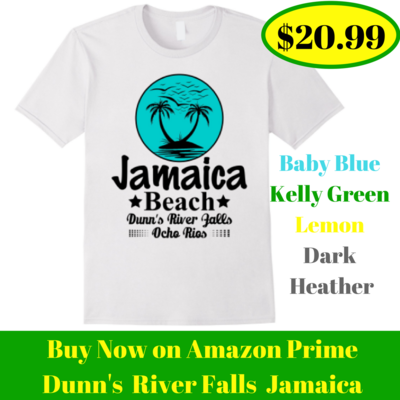Las Cataratas Dunn&#39;s River Falls Souvenir Cruise Vacation Jamaican T-shirt