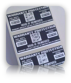 1.75 X .75 Inch Chrome Label