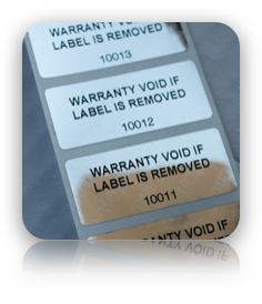 1.75 X .75 Inch Chrome Label