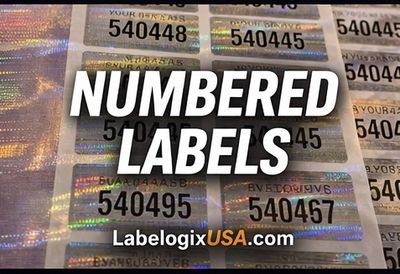 Numbered Labels
