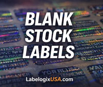Blank Stock Labels