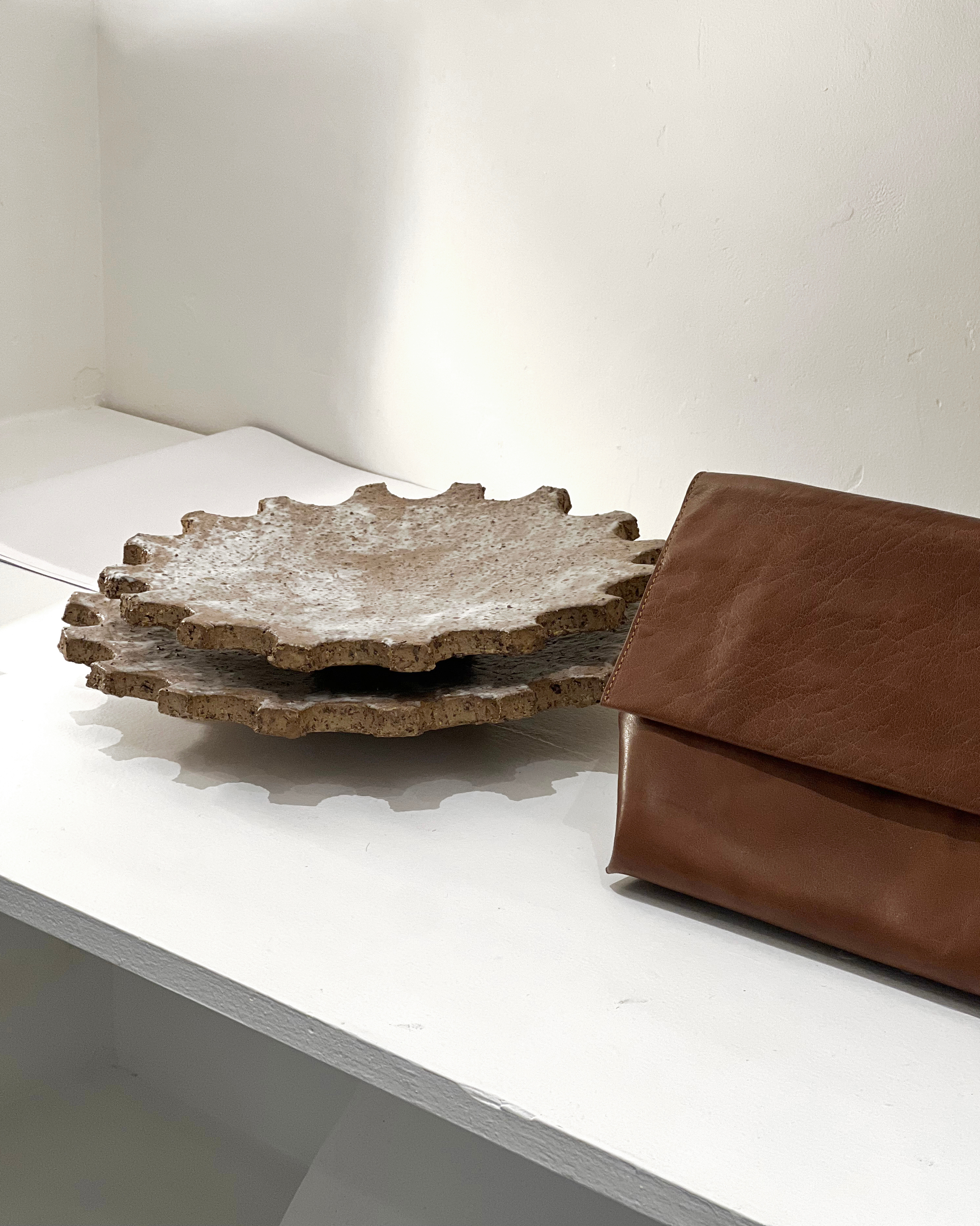 BEA MOMBAERS C-BAG | Tumbled Leather | COGNAC