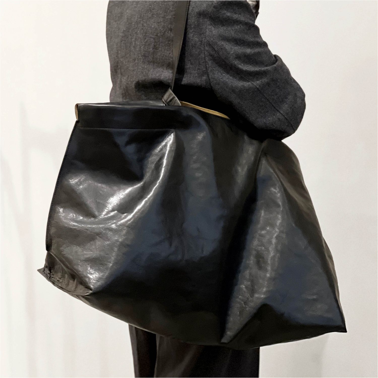 SHOPPER XL | Tumbled Leather | col COGNAC